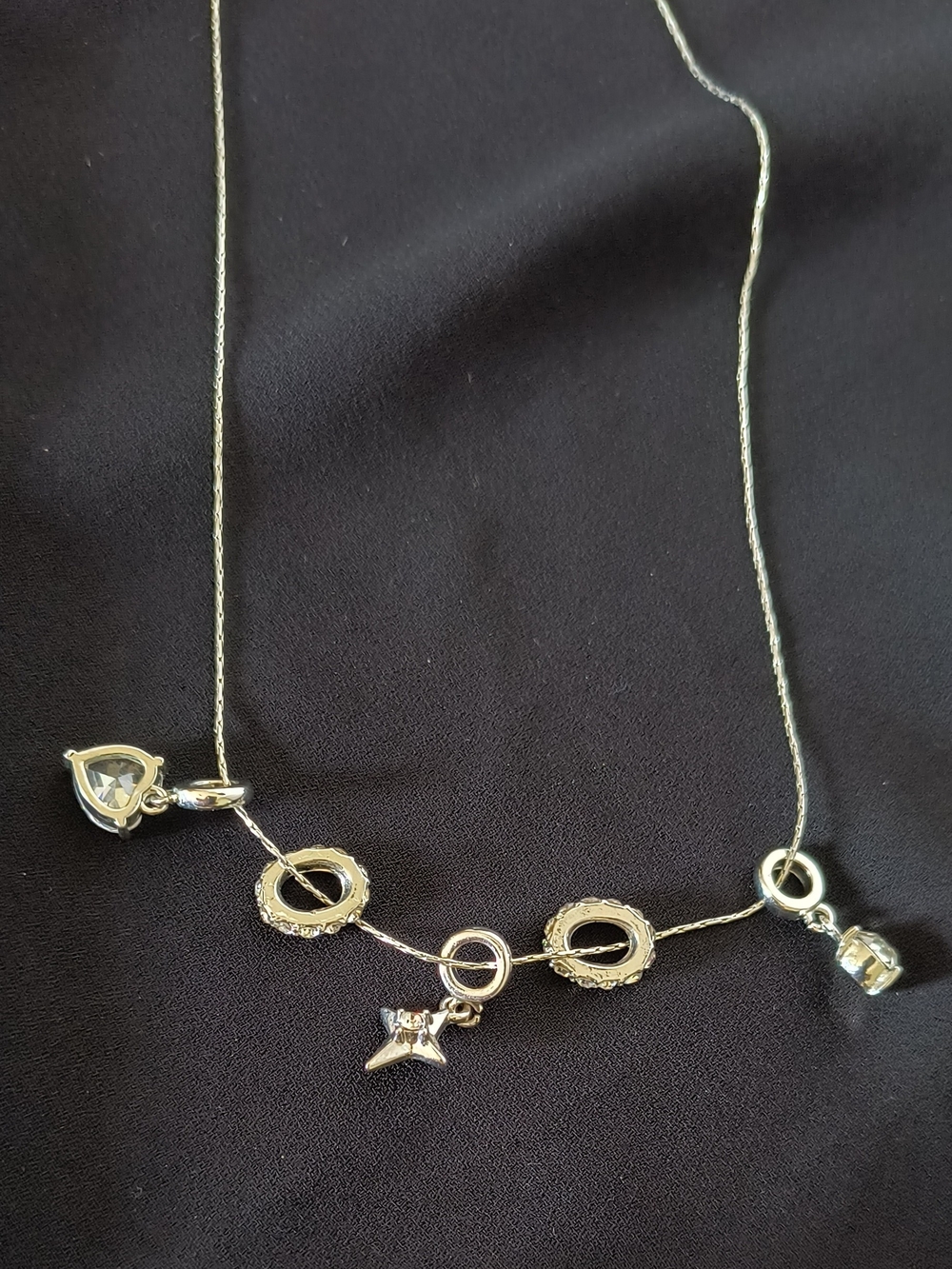 Target Gold-Tone Star & Ring Charm Layering Necklace